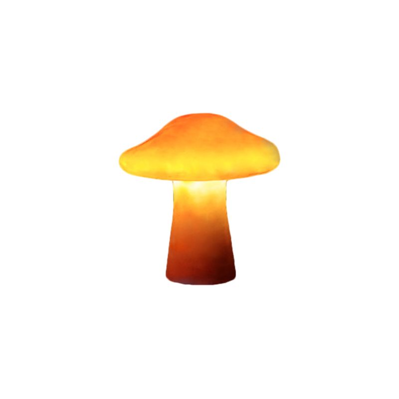 Lampe de sol d'extérieur Ray Mushroom, câblée/solaire, orange