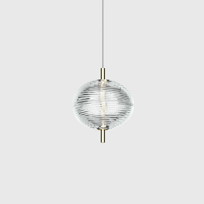 Valentina Designer Art Modern Pendant Light, Black/Gold