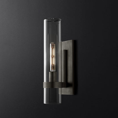 Enya Glass Cylinder Modern Wall Light