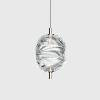Valentina Designer Art Modern Pendant Light, Black/Gold