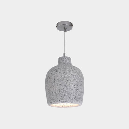 Avi Wabi Sabi Jar Shaped Resin Pendant Light, 4 Color