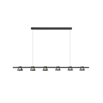 Arisha Modern Linear Metal Pendant Light,Black