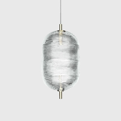 Valentina Designer Art Modern Pendant Light, Black/Gold