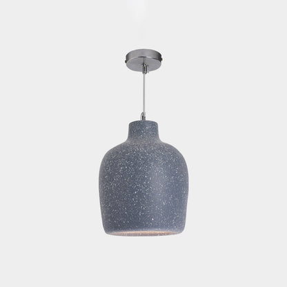Avi Wabi Sabi Jar Shaped Resin Pendant Light, 4 Color