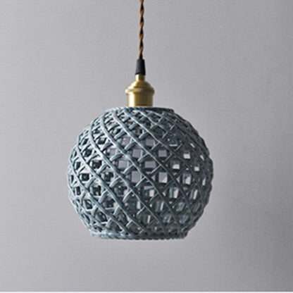 Valentina Modern LED Pendant Light Metal Blue White Bedroom/Kitchen