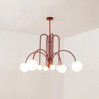 Monica Pendant Light Double Layer Glass Bubble