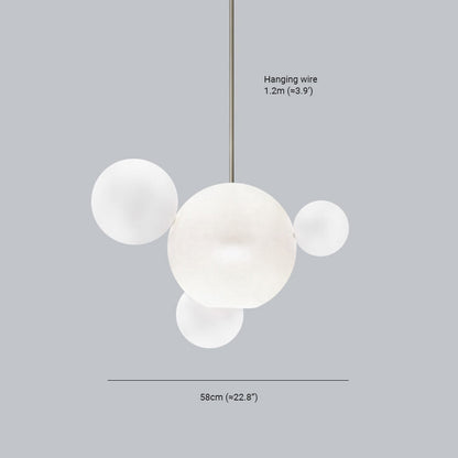 Valentina Modern Bubble Cluster  Pendant Light Gold