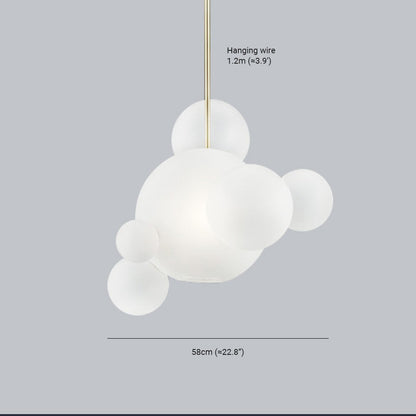 Valentina Modern Bubble Cluster  Pendant Light Gold
