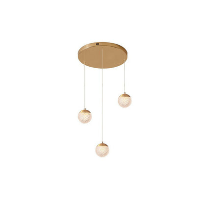 Arisha Multi Staircase Modern Art Deco Pendant Light, Gold