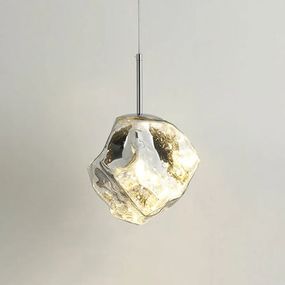 Lava Glass Pendant Light, 4 Colour
