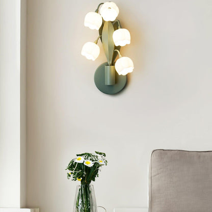 Aelis Natural Orchid Indoor Wall Lamp