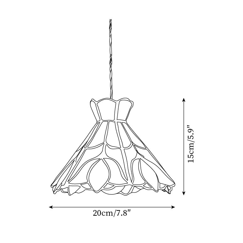 Rose Pendant Lights Glass