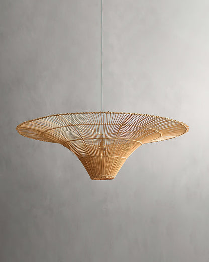 Juvia Handwoven Rattan Pendant Light