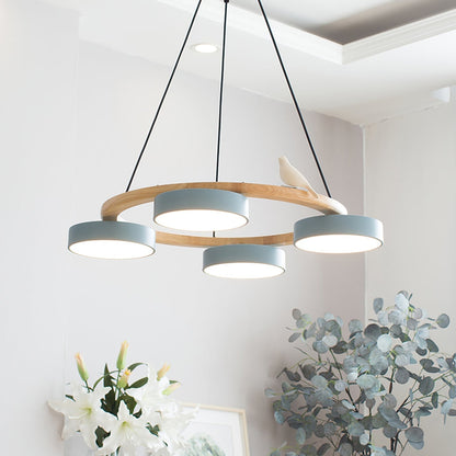 Cliff Chandelier Bird Round
