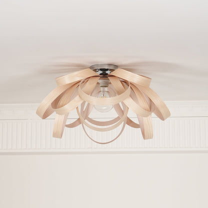 Veylo Wooden Ribbon Ceiling Lamp