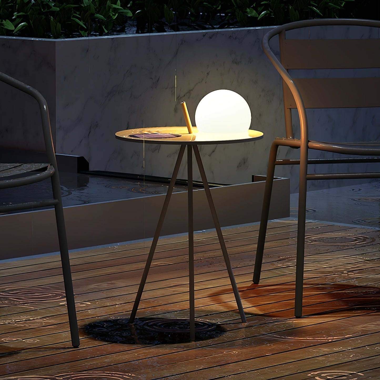 Ray Solar Tripod Outdoor  Table Floor Lamp