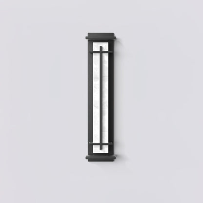 Ray Square Outdoor Wall Light  Imitation Alabaster Waterproof