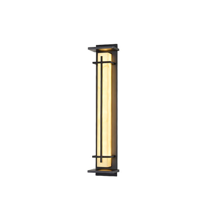 Ray Square Outdoor Wall Light  Imitation Alabaster Waterproof
