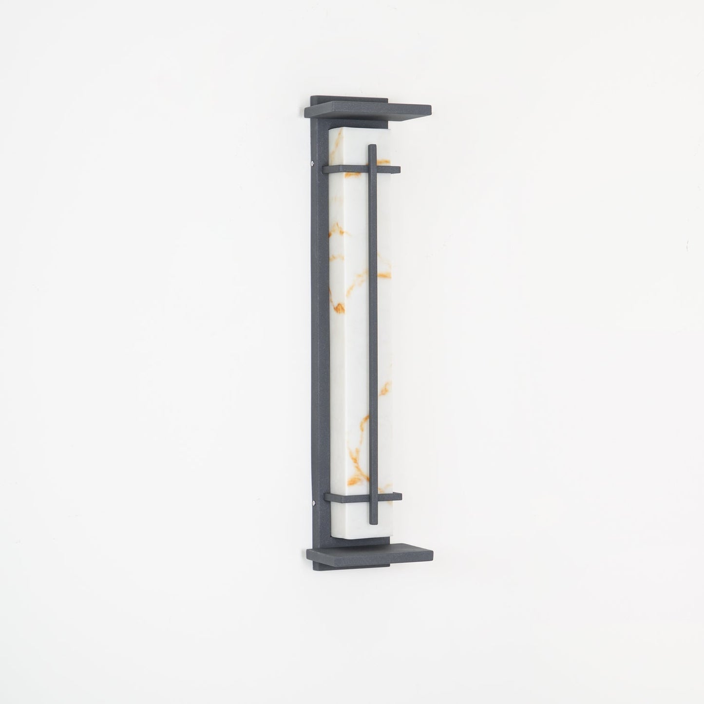 Ray Square Outdoor Wall Light  Imitation Alabaster Waterproof