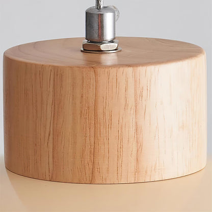 Milk Pendant Light Natural Wood