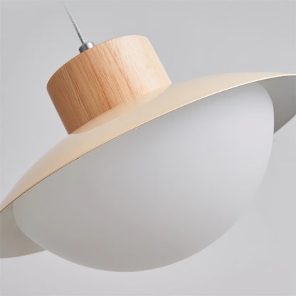Milk Pendant Light Natural Wood