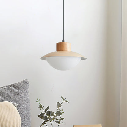 Milk Pendant Light Natural Wood