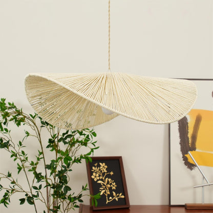 Solara Handwoven Natural Rattan Pendant Light