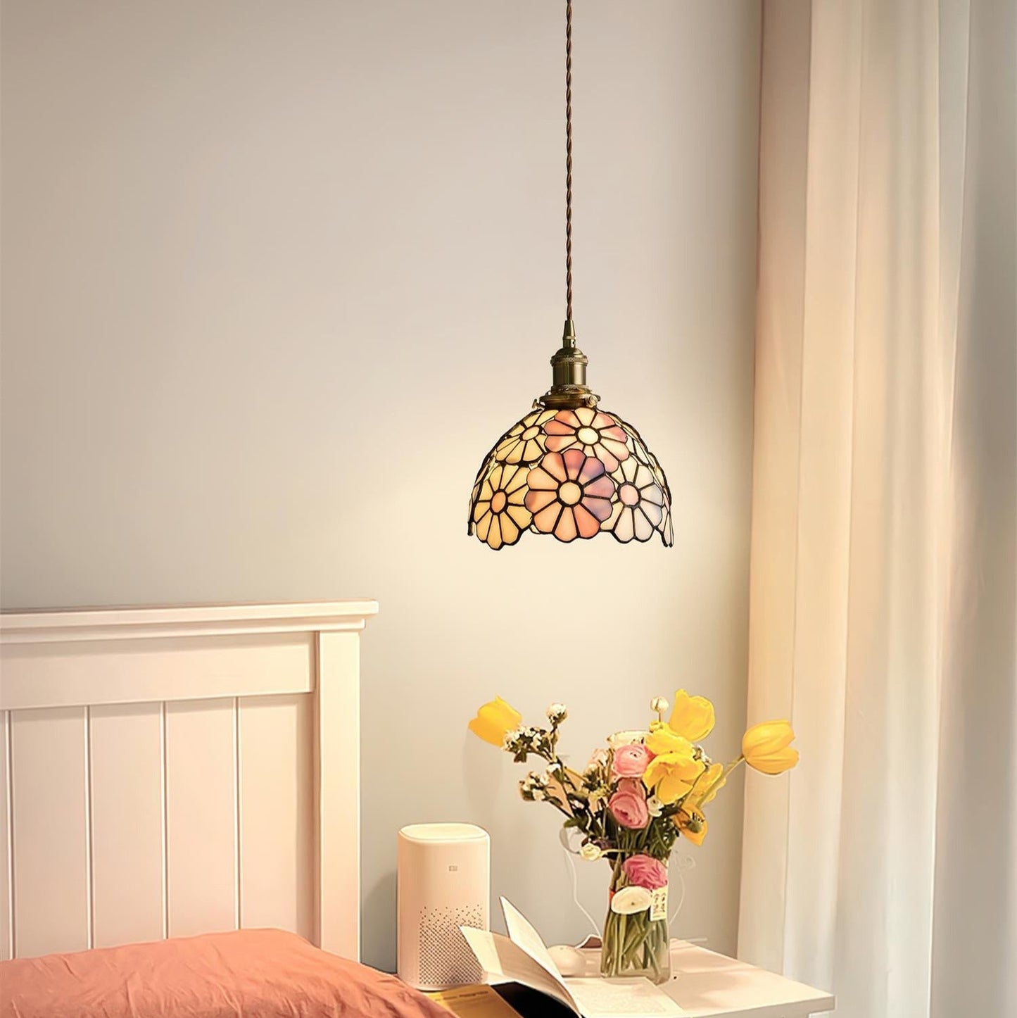 Lampe à suspension florale Bluebell