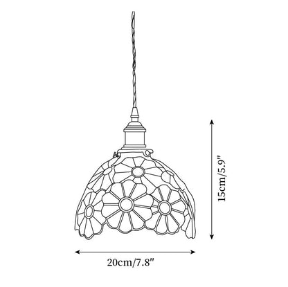 Lampe à suspension florale Bluebell