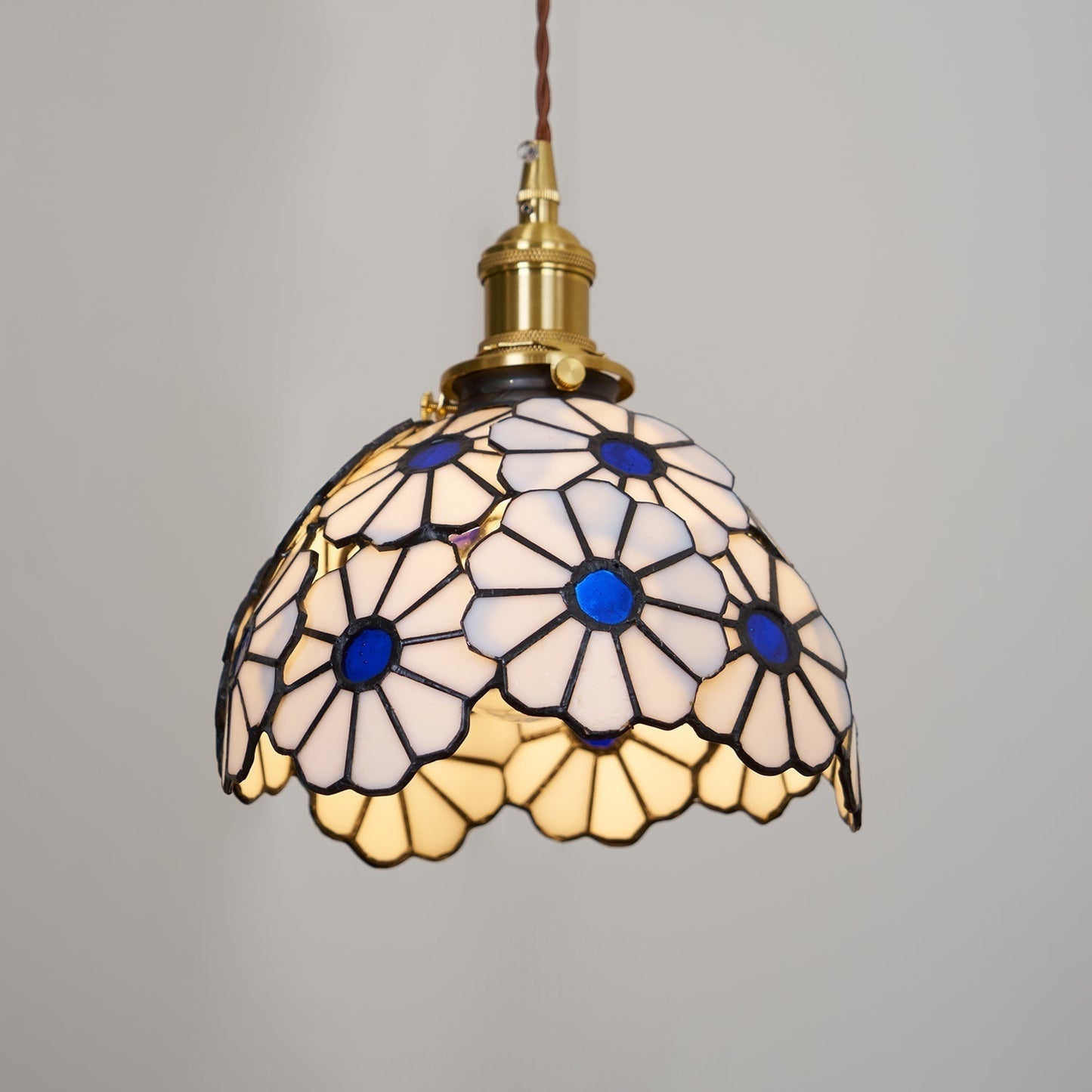 Lampe à suspension florale Bluebell