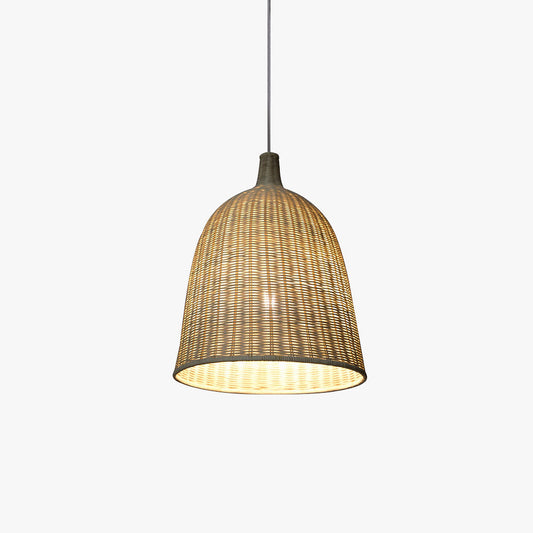 Muto moderne Rattan-Pendelleuchte über dem Esstisch/Schlafzimmer
