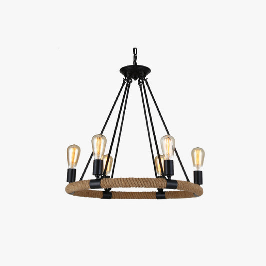 Lampada a sospensione a LED dal design d'epoca, in metallo nero, per sala da pranzo/soggiorno/bar/ristorante