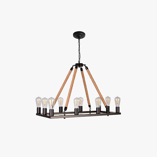 Bar ristorante in metallo con lampada a sospensione industriale vintage a LED dal design d'epoca