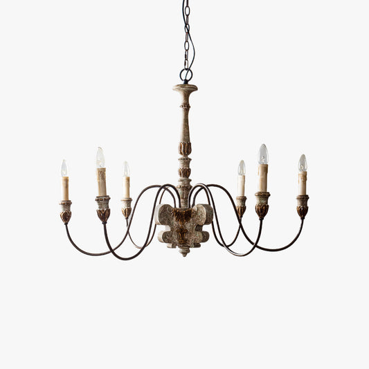 Silva Retro Design LED Kroonluchter Brons Metaal Woonkamer