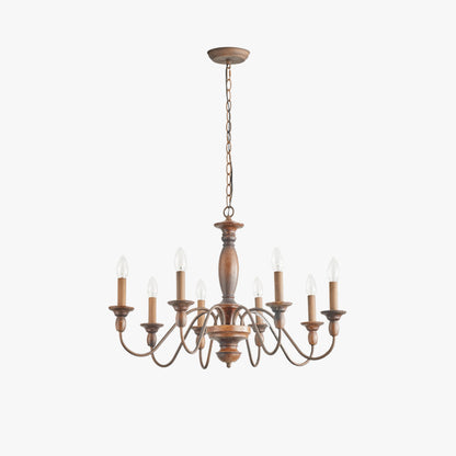 Silva Industrial Design LED-Pendelleuchte für den Innenbereich, braunes Holz, Metall, Schlafzimmer/Wohnzimmer/Kücheninsel