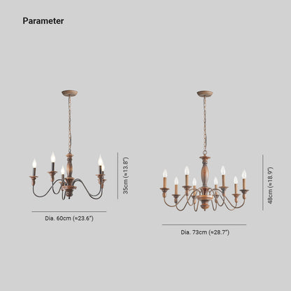 Silva Industrial Design LED-Pendelleuchte für den Innenbereich, braunes Holz, Metall, Schlafzimmer/Wohnzimmer/Kücheninsel
