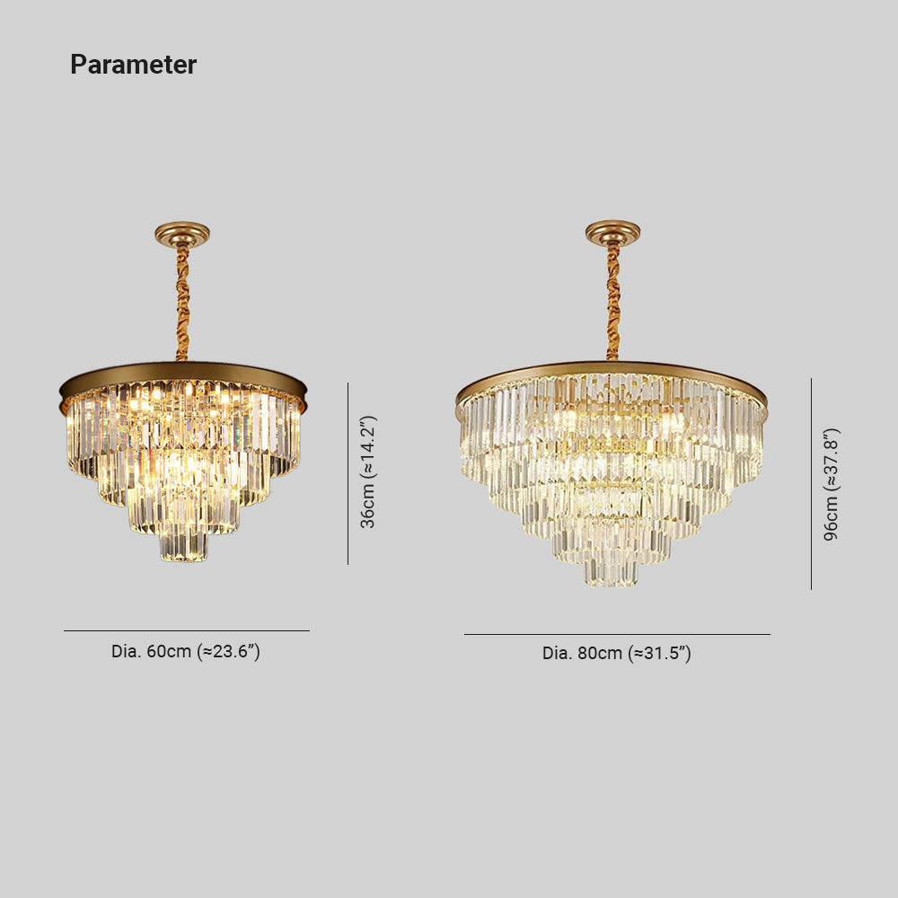 Arisha moderne LED decoratieve luxe hanglamp kristal metaal zwart/gouden ring slaapkamer/woonkamer