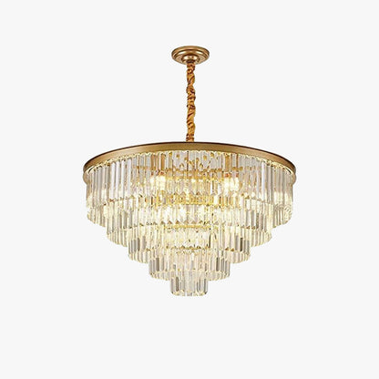 Arisha moderne LED decoratieve luxe hanglamp kristal metaal zwart/gouden ring slaapkamer/woonkamer