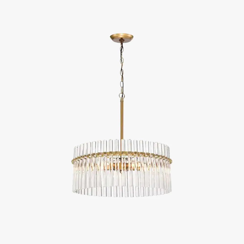 Arisha moderne Ring-LED-Pendelleuchten, klares Glas, Messing, Wohnzimmer/Badezimmer