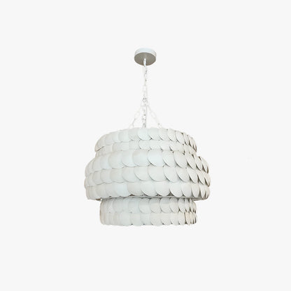 Valentina Vintage Design LED Pendant Light Cream Metal Living Room/Dining Room