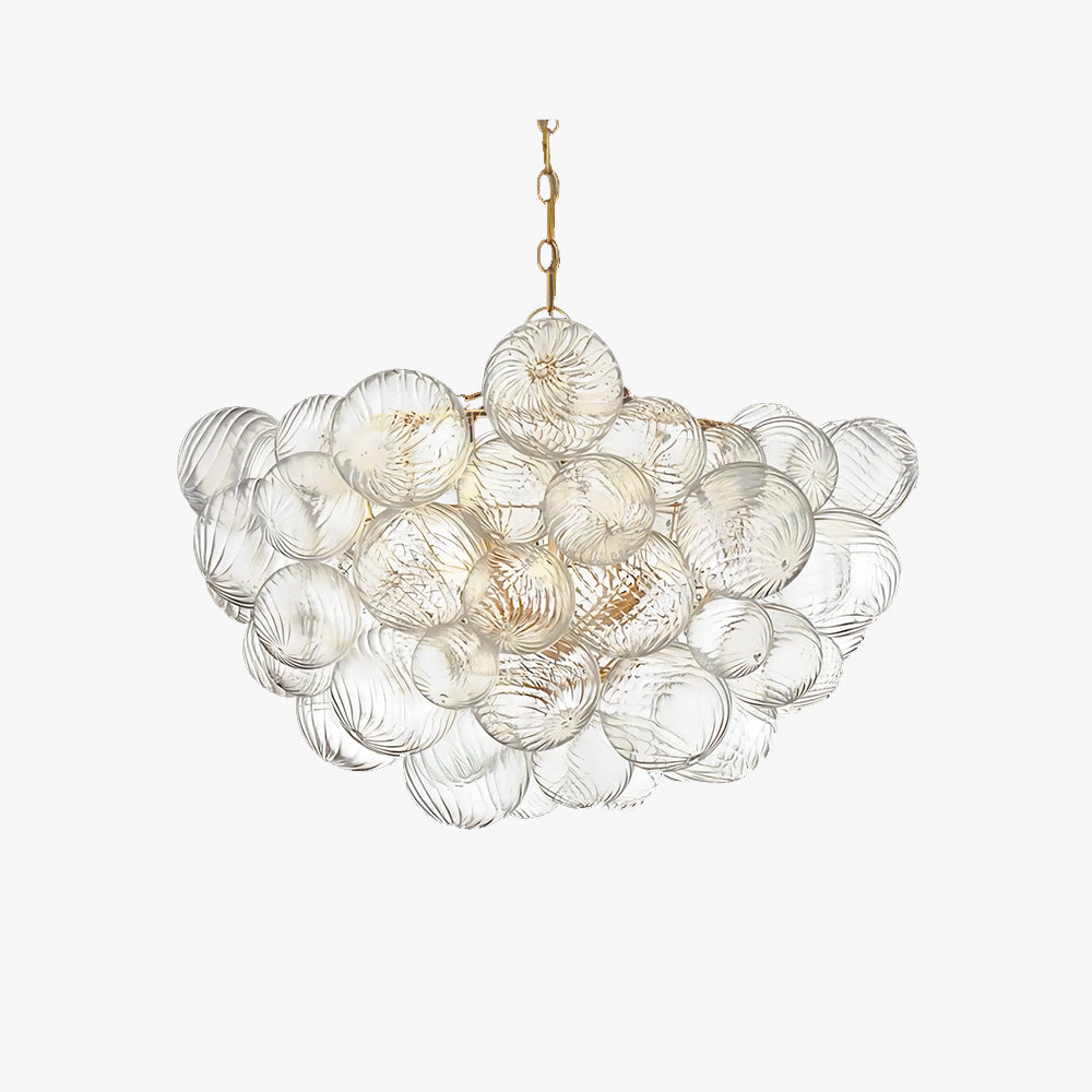 Valentina Luxe moderne LED-bubbelkroonluchter, glazen woonkamer