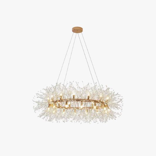 Arisha Modern Dandelion LED Pendelleuchte GoldKristall Schlafzimmer/Wohnzimmer