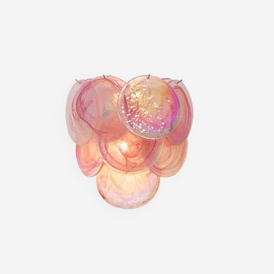 Applique Coquillage Capiz Rose Opalara