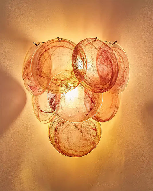 Applique Coquillage Capiz Rose Opalara