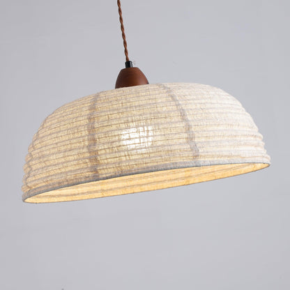 Evano Woven Dome Pendant Light