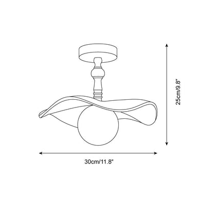 Yunel Semi Flush Mount Ceiling Light