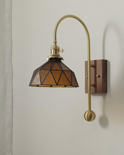 Vorelle Vintage Stained Wall Light