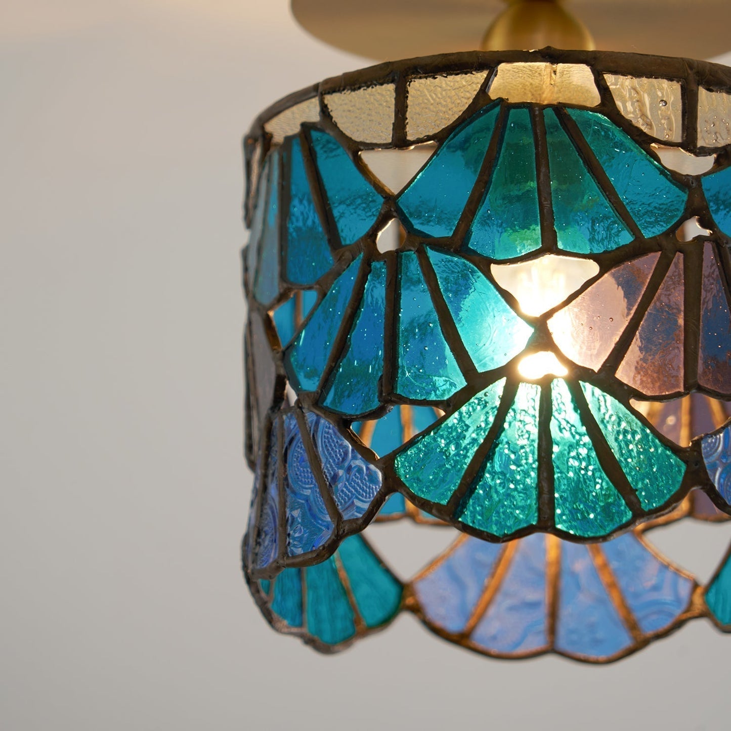 Plafonnier en verre Bloom