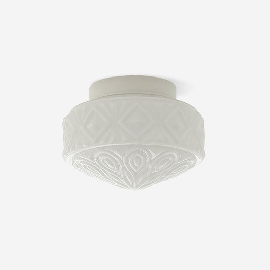 Lampada da soffitto da incasso in vetro smerigliato Evale