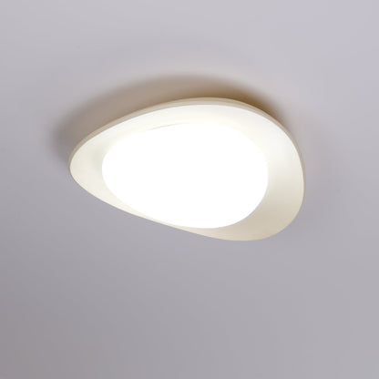 Blex Ceiling Lamp Green&Beige Pebble Shape